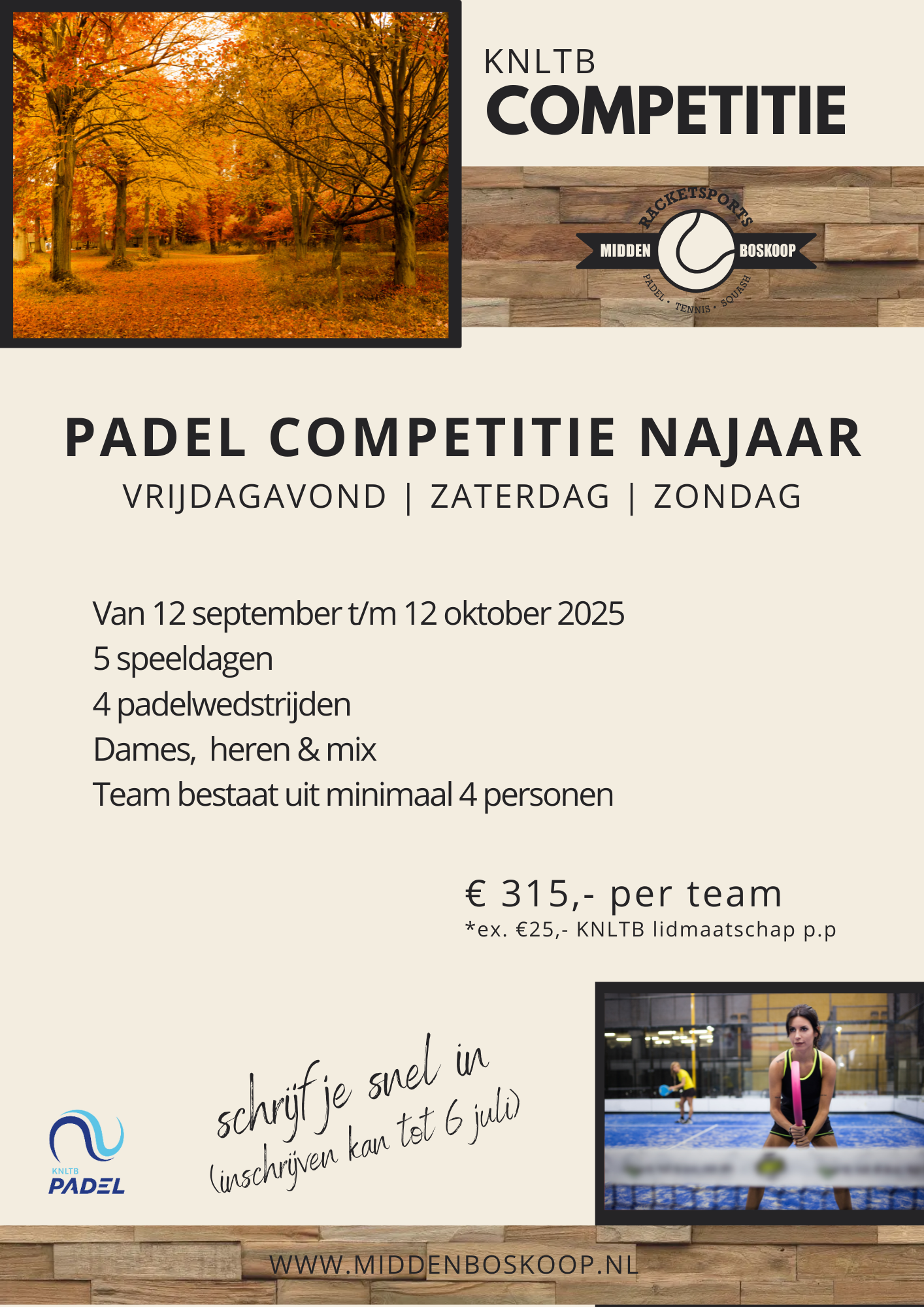 KNLTB Competitie herfst